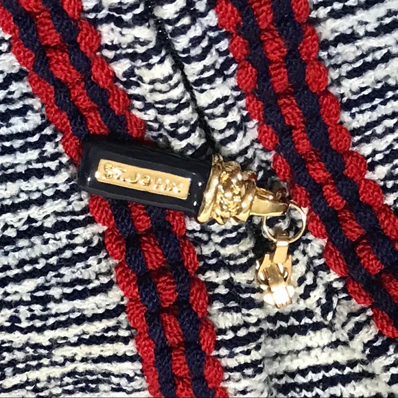ST. John Nautical Zip Sweater Blazer - Picture 4 of 8